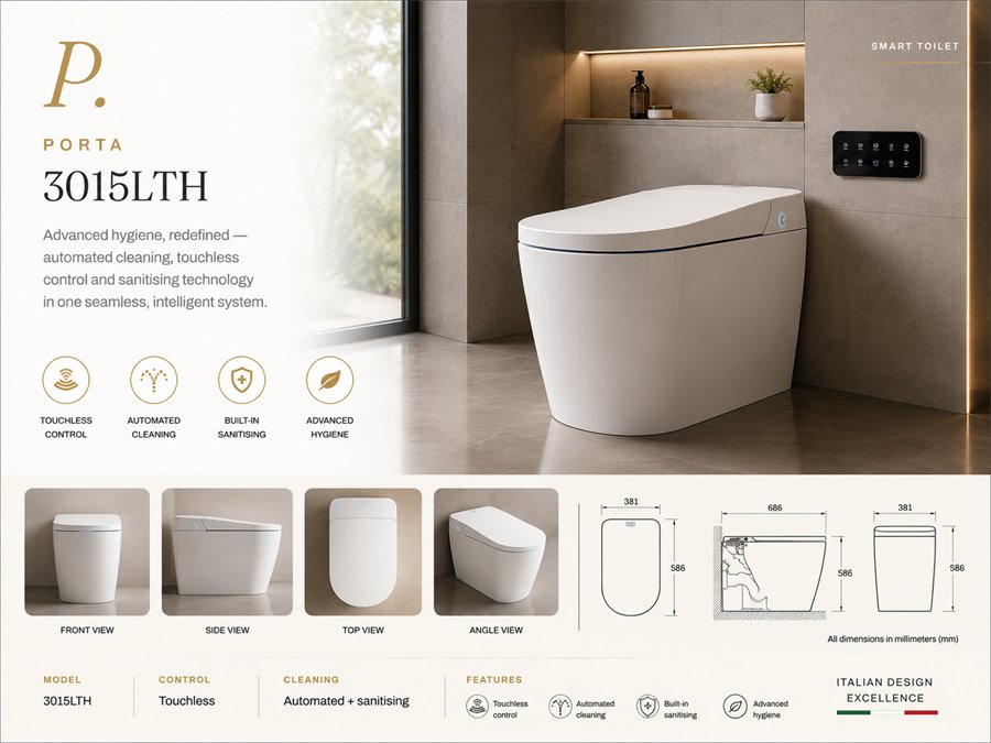 Porta 3015LTH smart toilet