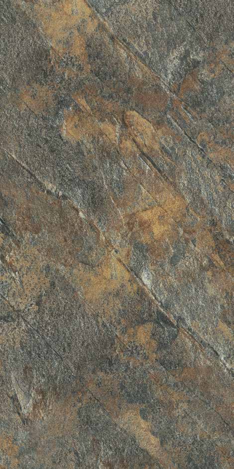 Copper Ridge tile face — rust-toned matt stone