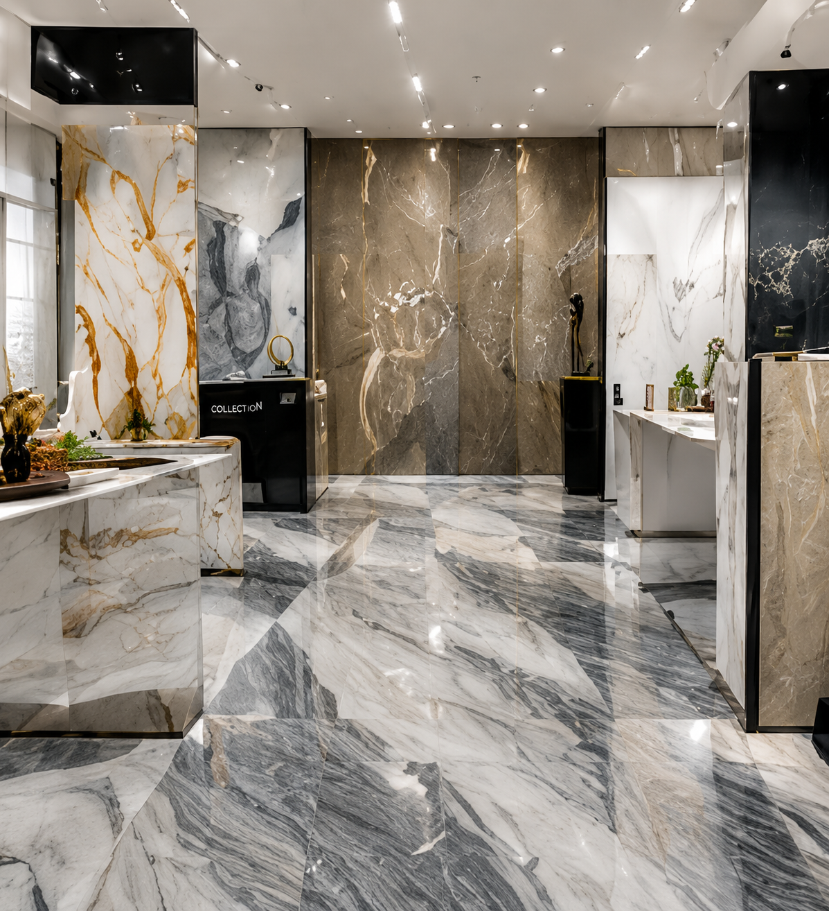 Super 313 marble showroom interior