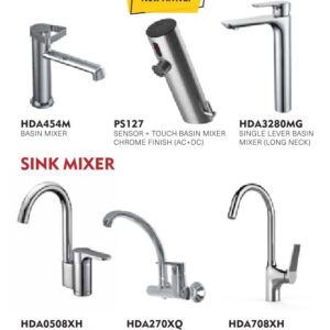 Porta Basin and Sink Mixer 1